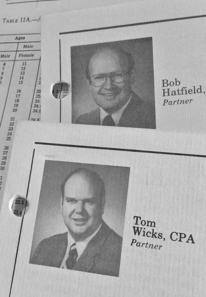 Wicks Emmett Founding Partners Bob Hatfield and Tom Wicks